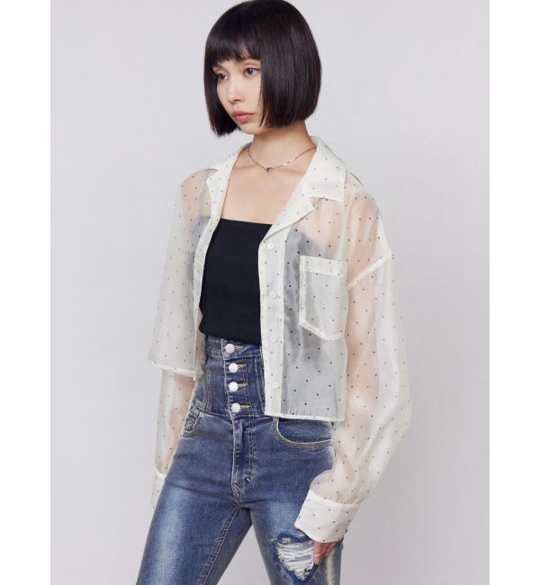 EMODA「【NEWカラー登場！】エアリーショートシャツ」|シャツ・ブラウス|