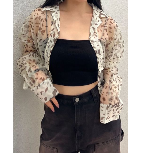 EMODA「【NEWカラー登場！】エアリーショートシャツ」|シャツ・ブラウス|