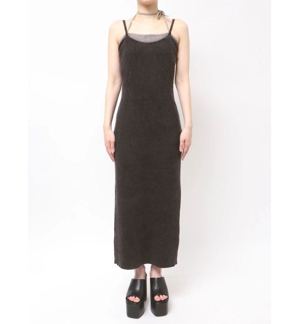 MURUA「レイヤードライクニットキャミワンピース」|ワンピース|