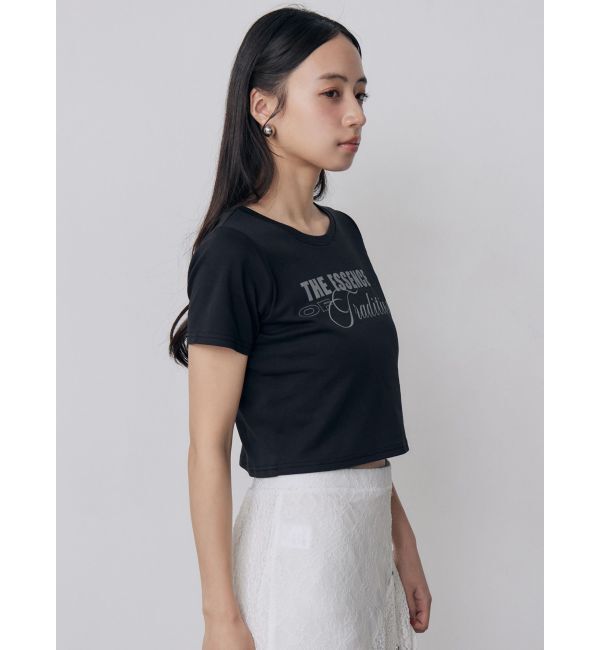 MURUA「MIXタイプフェイスクロップドTシャツ」|Tシャツ・カットソー|