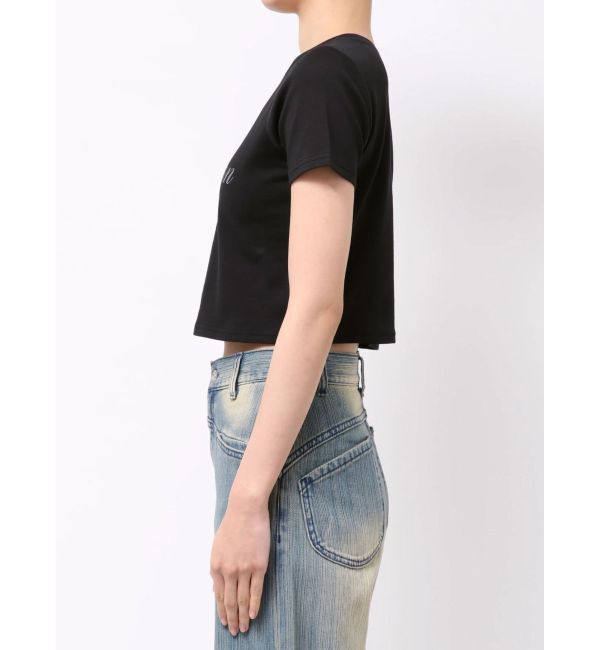MURUA「MIXタイプフェイスクロップドTシャツ」|Tシャツ・カットソー|