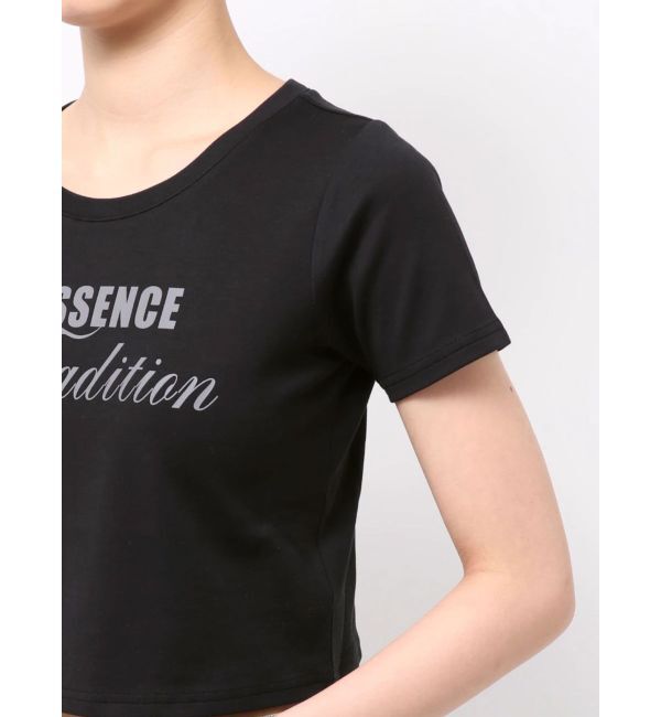 MURUA「MIXタイプフェイスクロップドTシャツ」|Tシャツ・カットソー|