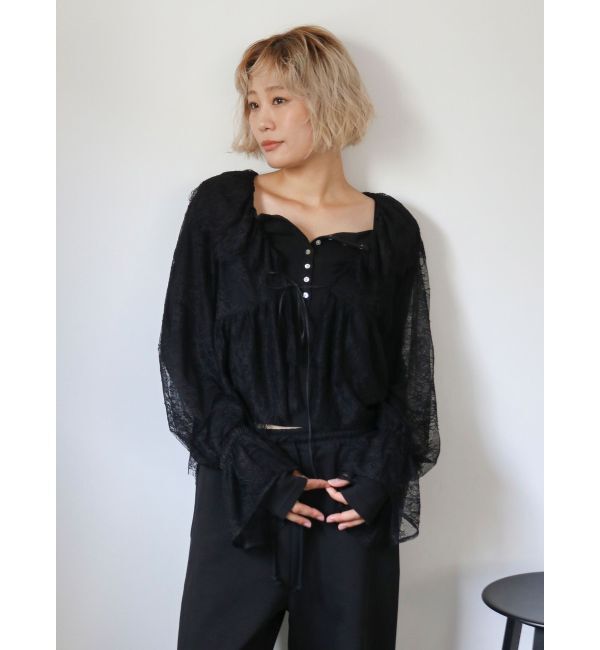 Ungrid「フィットヘンリーロングスリーブTee」|Tシャツ・カットソー|