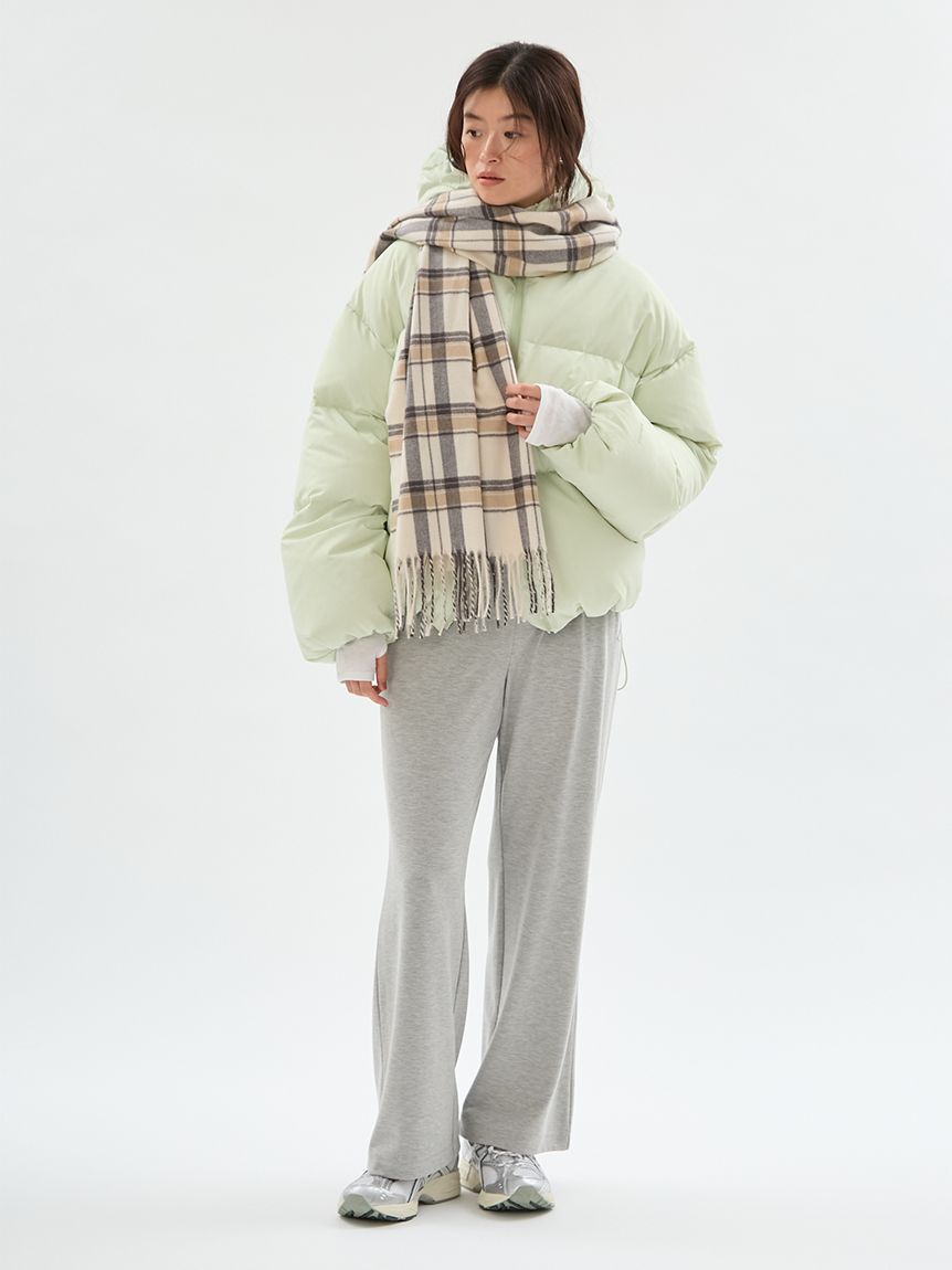 emmi atelier「チェックマフラー」|マフラー|