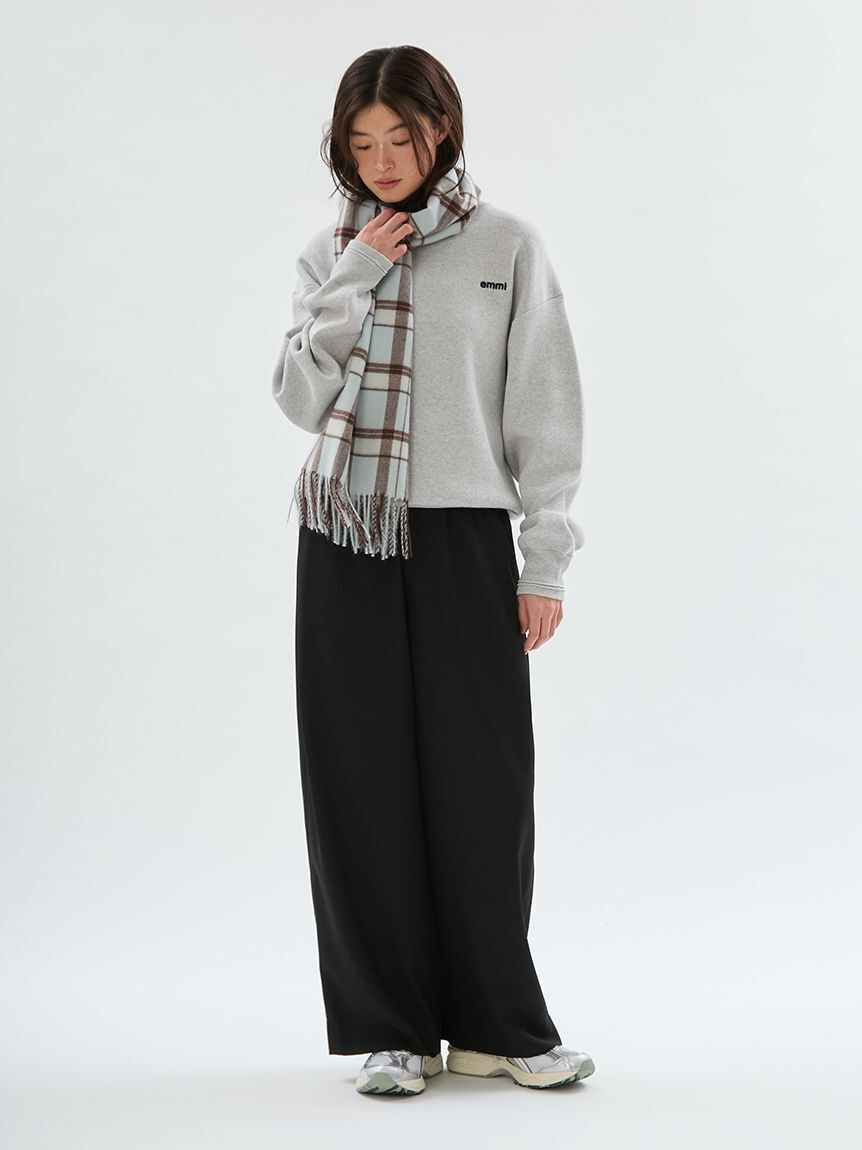 emmi atelier「チェックマフラー」|マフラー|