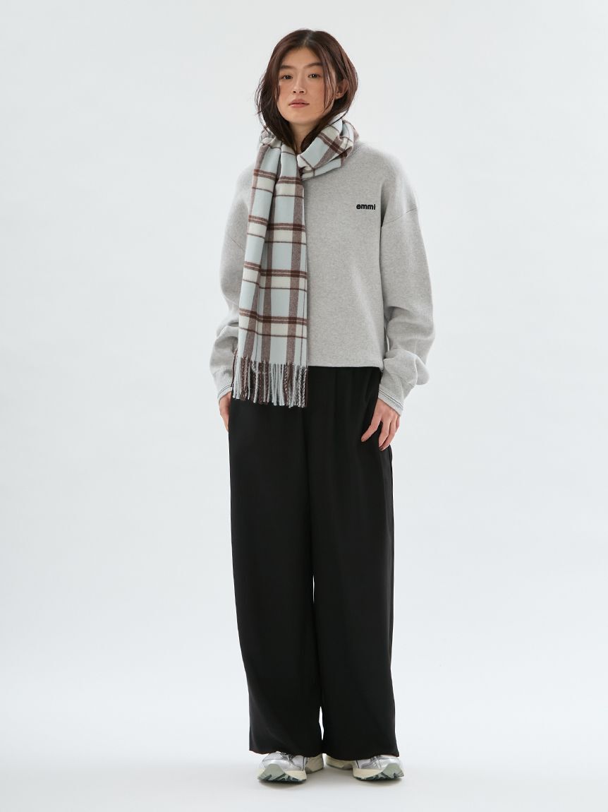 emmi atelier「チェックマフラー」|マフラー|