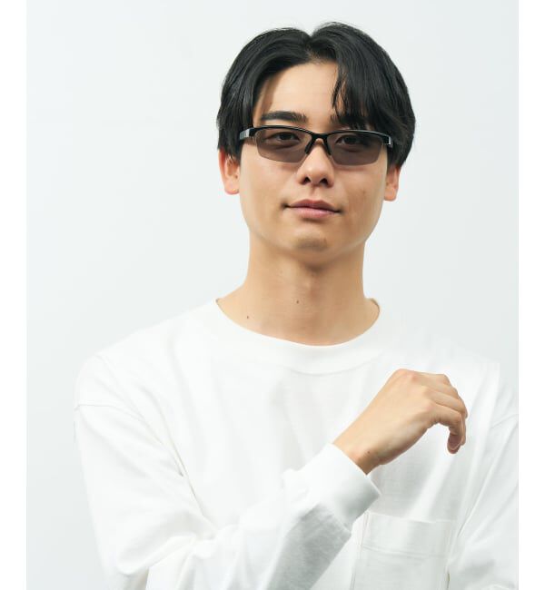 「WEB限定 SUNCUTGlasses/UV100％CUT スクエア型 サングラス | SNAP GRIP搭載搭載 スポーツ・アウトドア」|サングラス|