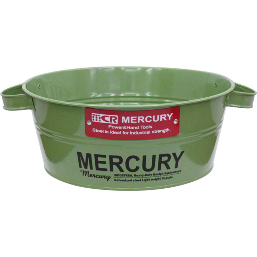 MERCURY「マーキュリー バケツ 通販 ブリキバケツ 雑貨 おしゃれ MERCURY タブバケツ ブリキ」|その他|グリーン1