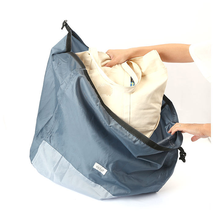 BACKYARD FAMILY「自転車 カゴカバー 大きい 通販 かごカバー かご カゴ カバー 撥水 防水加工 巾着型 折り畳み」|その他|