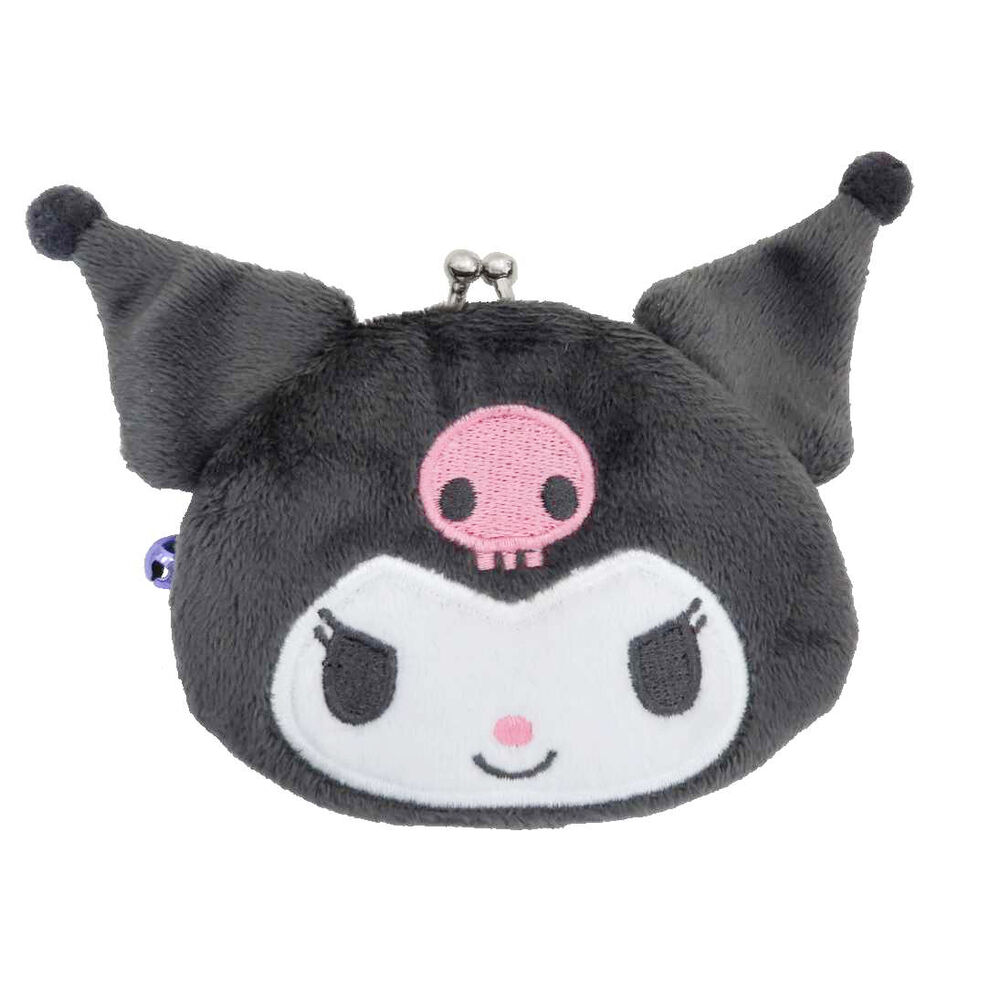 BACKYARD FAMILY「がま口 小銭入れ 通販 かわいい 小さい しんちゃん シロ マイメロ クロミ シナモロール」|コインケース|ブラック1