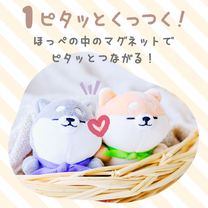 BACKYARD FAMILY「ニコイチキーホルダー キーホルダー ぬいぐるみ 通販 ニコイチ マスコット 動物 ペア 磁石」|チャーム・キーホルダー|