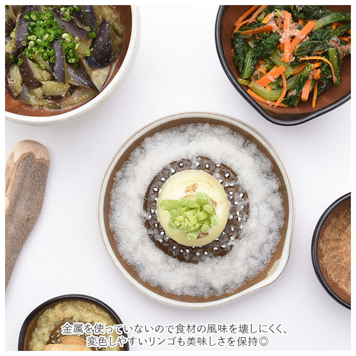 BACKYARD FAMILY「もとしげ おろし器 大 通販 おろしき 大根おろし 器 わさびおろし すりおろし 陶器 薬味おろし」|食器・キッチングッズ|