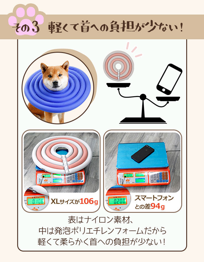 BACKYARD FAMILY「エリザベスカラー ソフト 犬 猫 通販 ドーナツ」|その他|