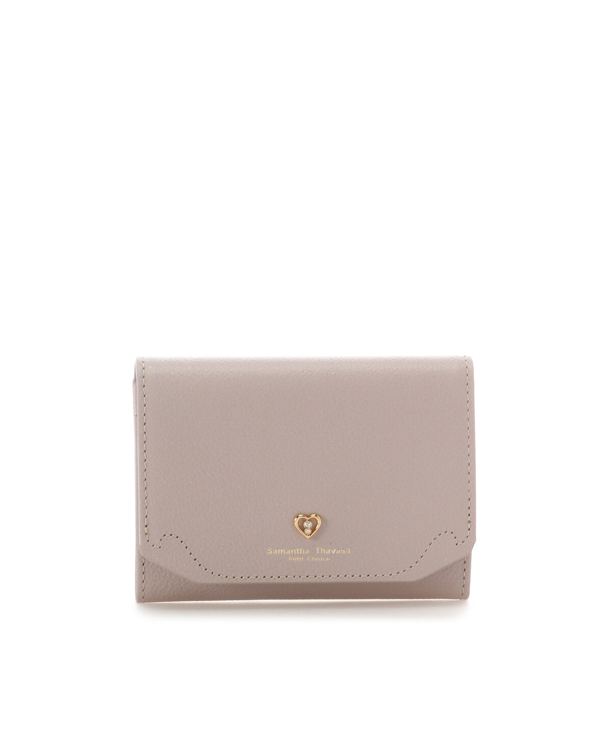 Samantha Thavasa Petit Choice「プチハート金具マルチケース」|コインケース|グレージュ