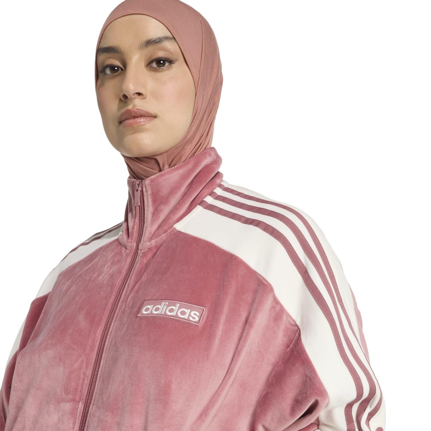 adidas「【ADIDAS ｳｪｱ】W ADIBREAK VELOUR TT」|ポロシャツ|