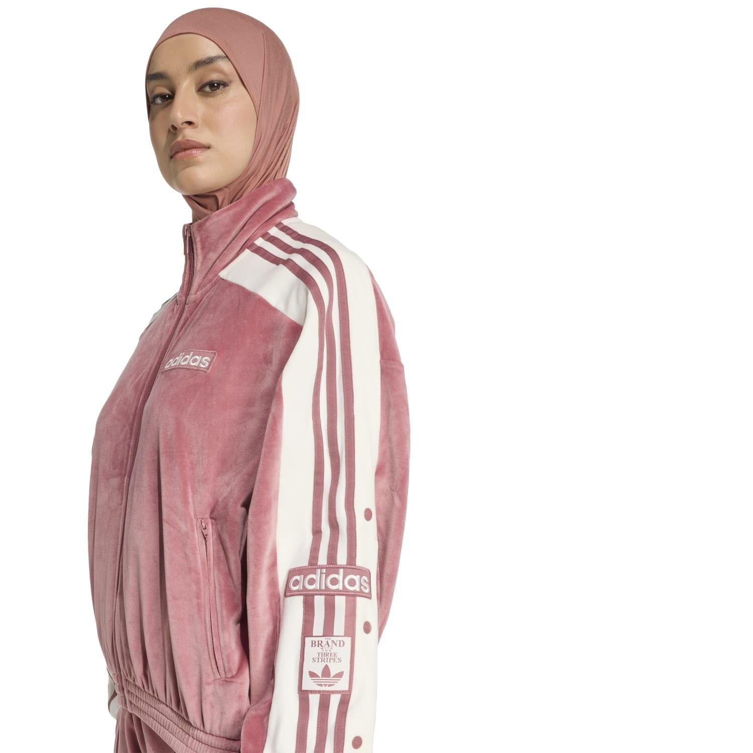 adidas「【ADIDAS ｳｪｱ】W ADIBREAK VELOUR TT」|ポロシャツ|