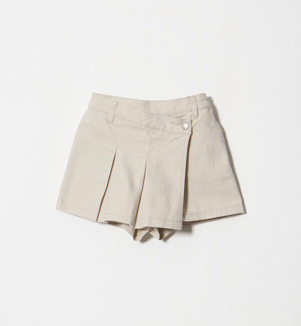 UNITED ARROWS green label relaxing「ツイル アシメ キュロット / キッズ 100cm-160cm」|スカート|NATURAL