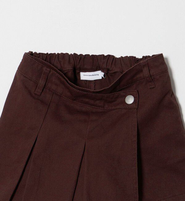 UNITED ARROWS green label relaxing「ツイル アシメ キュロット / キッズ 100cm-160cm」|スカート|