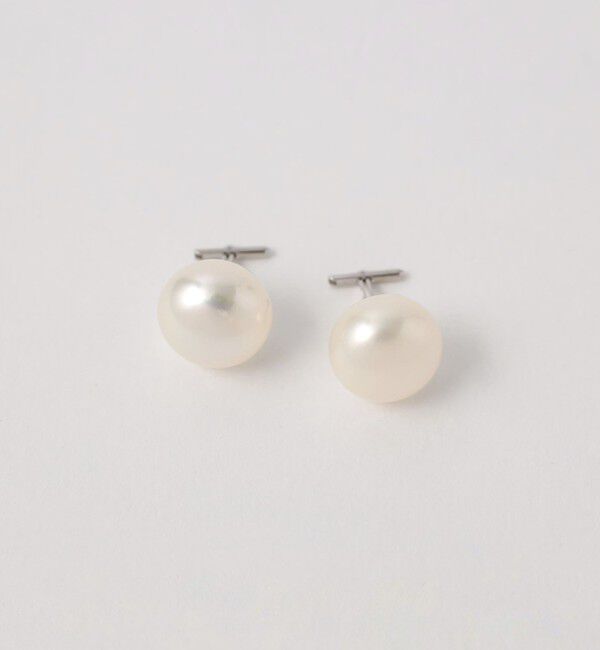 BEAUTY&YOUTH UNITED ARROWS「＜BAQLESS＞ボタンパール ピアス」|ピアス|