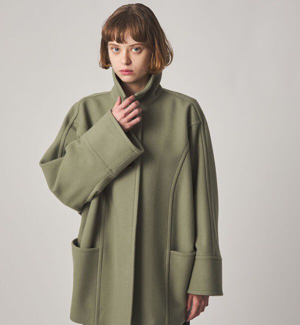 STEVEN ALAN「＜Steven Alan＞ウール ショート コート」|ステンカラーコート|