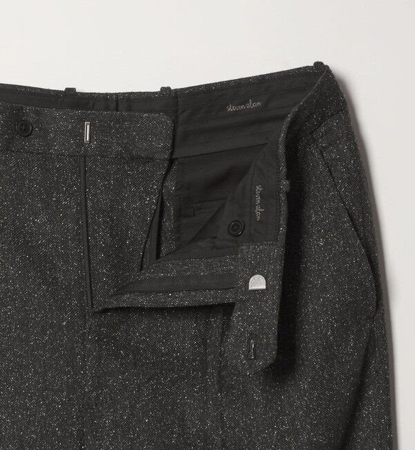 STEVEN ALAN「＜Steven Alan＞ ネップ ヘリンボーンツイード イン ツープリーツ ドレス トラウザーズ II」|スラックス|