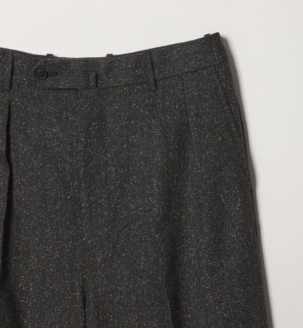 STEVEN ALAN「＜Steven Alan＞ ネップ ヘリンボーンツイード イン ツープリーツ ドレス トラウザーズ II」|スラックス|