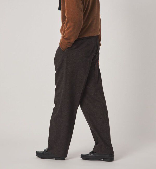 STEVEN ALAN「＜Steven Alan＞ ネップ ヘリンボーンツイード イン ツープリーツ ドレス トラウザーズ II」|スラックス|