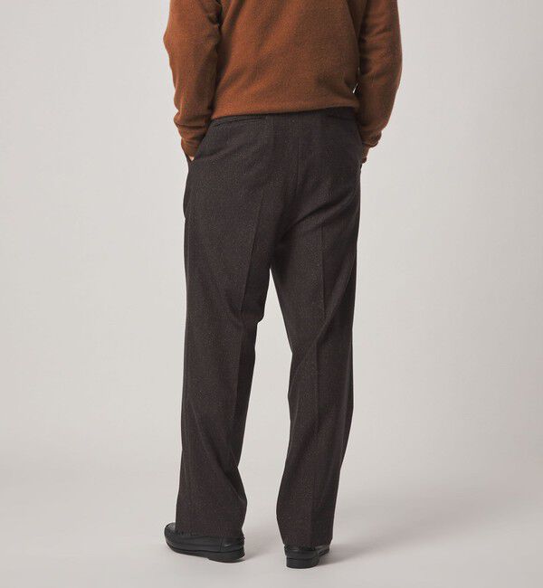 STEVEN ALAN「＜Steven Alan＞ ネップ ヘリンボーンツイード イン ツープリーツ ドレス トラウザーズ II」|スラックス|