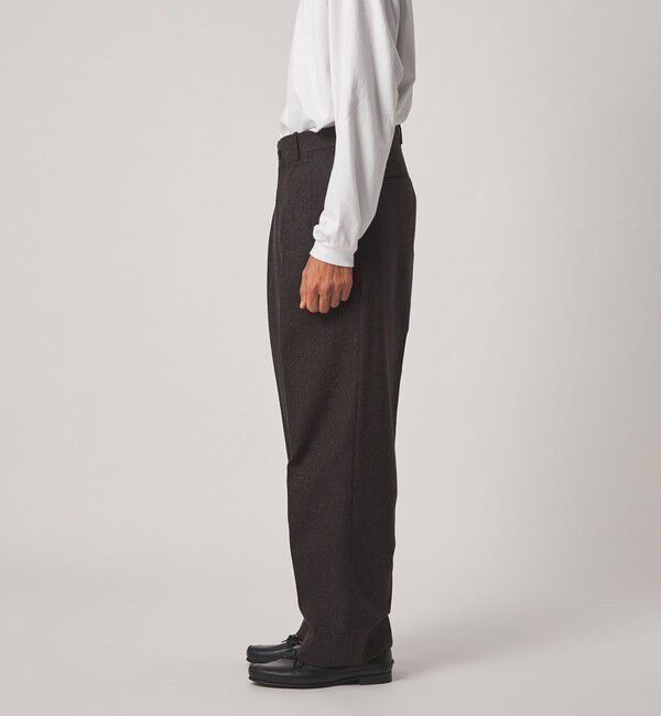 STEVEN ALAN「＜Steven Alan＞ ネップ ヘリンボーンツイード イン ツープリーツ ドレス トラウザーズ II」|スラックス|