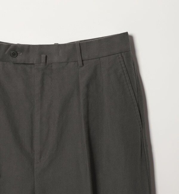 STEVEN ALAN「＜Steven Alan＞ ライトモールスキン イン ツープリーツ ドレス トラウザーズ II」|スラックス|