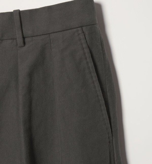 STEVEN ALAN「＜Steven Alan＞ ライトモールスキン イン ツープリーツ ドレス トラウザーズ II」|スラックス|