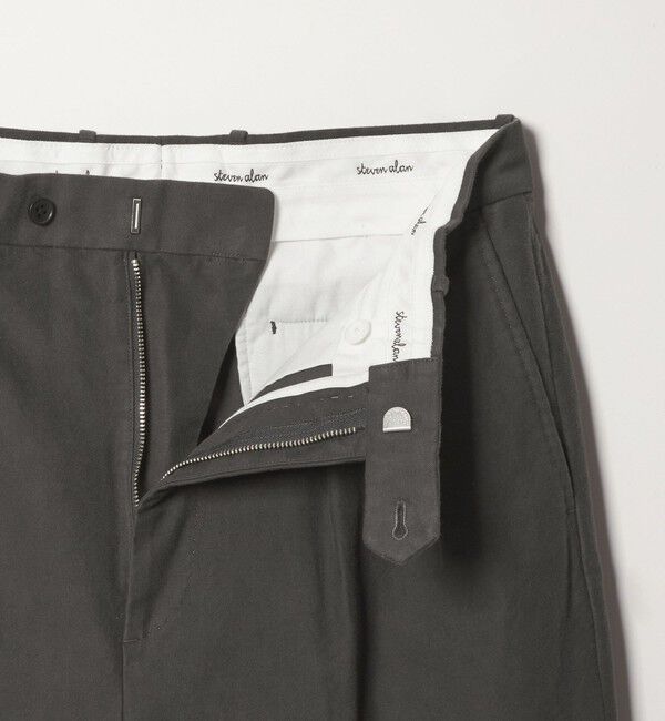 STEVEN ALAN「＜Steven Alan＞ ライトモールスキン イン ツープリーツ ドレス トラウザーズ II」|スラックス|