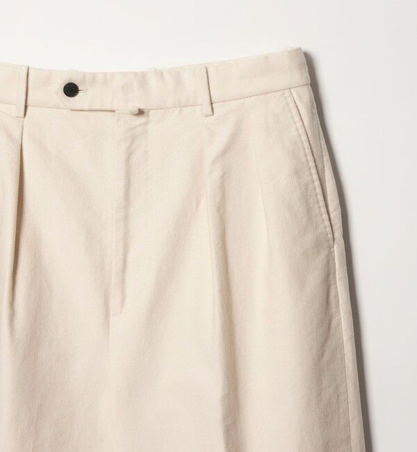 STEVEN ALAN「＜Steven Alan＞ ライトモールスキン イン ツープリーツ ドレス トラウザーズ II」|スラックス|