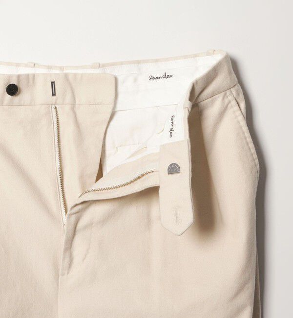 STEVEN ALAN「＜Steven Alan＞ ライトモールスキン イン ツープリーツ ドレス トラウザーズ II」|スラックス|