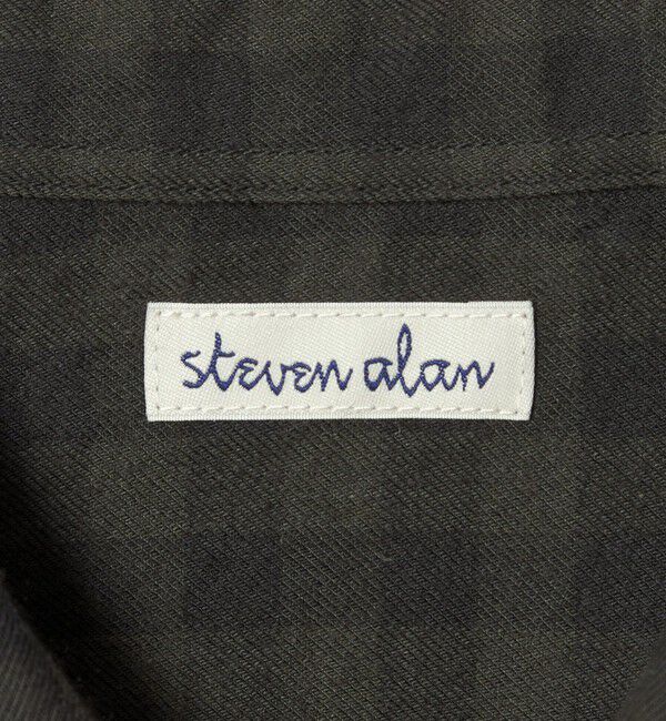 STEVEN ALAN「＜Steven Alan＞ ネル ギンガムチェック レギュラーカラー シャツ LOOSE」|シャツ・ブラウス|