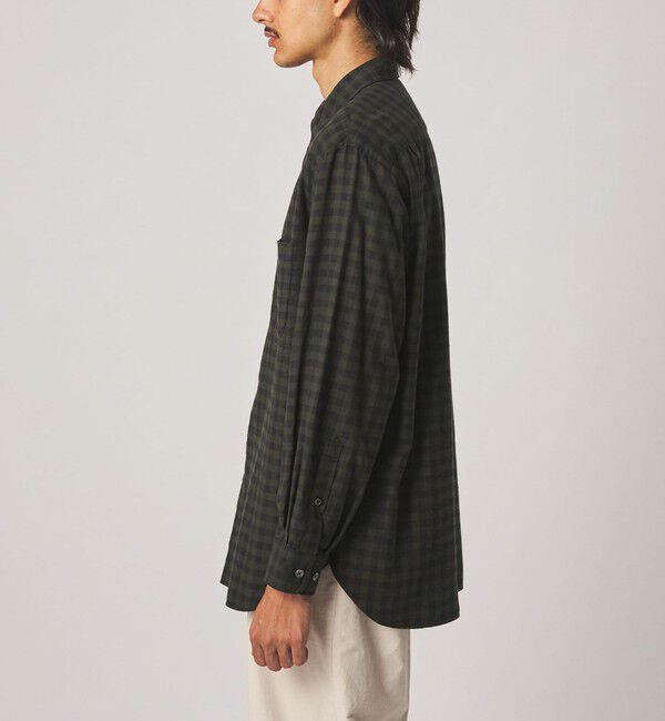 STEVEN ALAN「＜Steven Alan＞ ネル ギンガムチェック レギュラーカラー シャツ LOOSE」|シャツ・ブラウス|