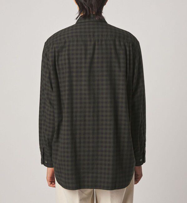 STEVEN ALAN「＜Steven Alan＞ ネル ギンガムチェック レギュラーカラー シャツ LOOSE」|シャツ・ブラウス|