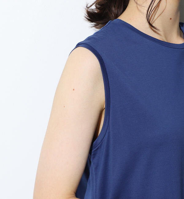 BEAMS SELECTION for WOMEN「ATON / スビン ノースリーブドレス」|ワンピース|