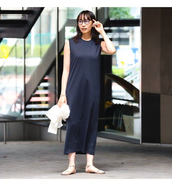 BEAMS SELECTION for WOMEN「ATON / スビン ノースリーブドレス」|ワンピース|