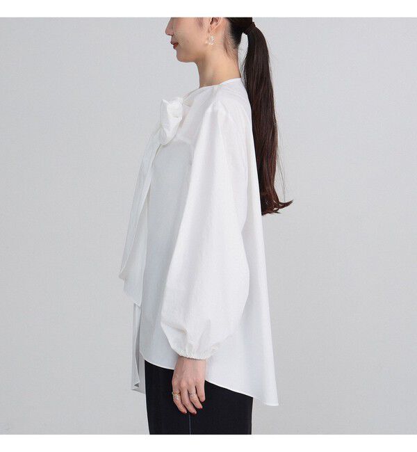 Demi-Luxe BEAMS 「【CLASSY.10月号掲載】マルチウェイ ボウタイ ブラウス」|シャツ・ブラウス|