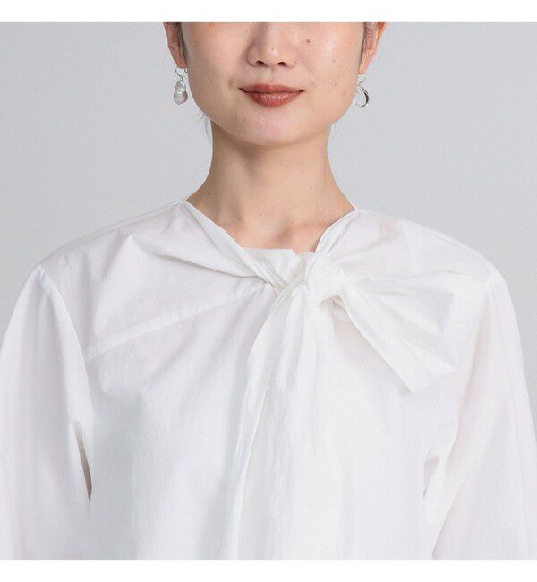 Demi-Luxe BEAMS 「【CLASSY.10月号掲載】マルチウェイ ボウタイ ブラウス」|シャツ・ブラウス|