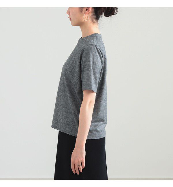 BEAMS SELECTION for WOMEN「【別注】スタイリスト佐藤佳菜子 &times; SLOANE / ウール混 クルーネック  Tシャツ」|Tシャツ・カットソー|