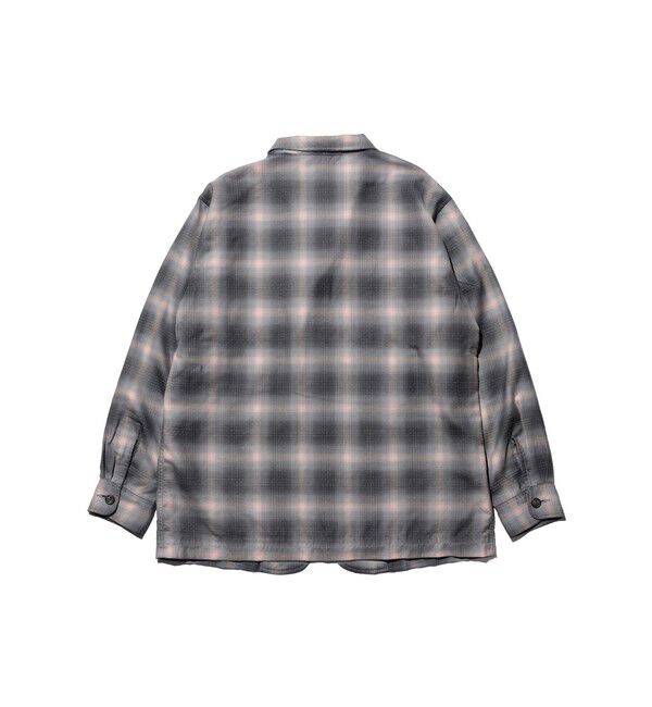 BEAMS PLUS「4B Cuffs Jacket Washble Wool Ombre Plaid」|テーラードジャケット|