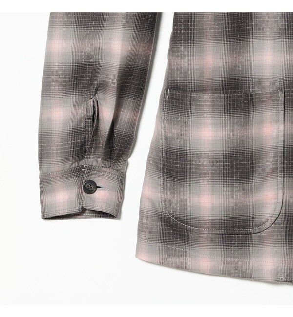 BEAMS PLUS「4B Cuffs Jacket Washble Wool Ombre Plaid」|テーラードジャケット|