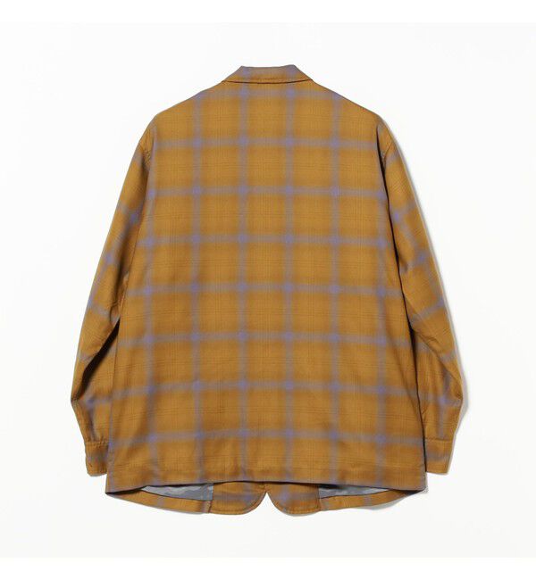 BEAMS PLUS「4B Cuffs Jacket Washble Wool Ombre Plaid」|テーラードジャケット|