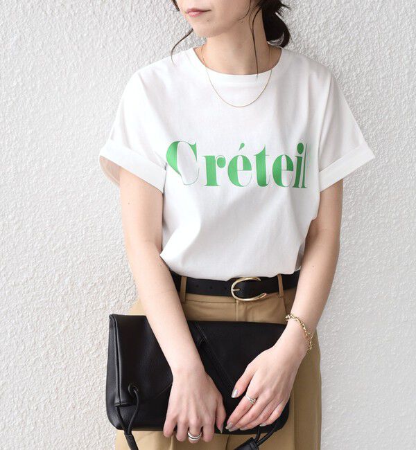 SHIPS Colors 「【一部WEB限定】SHIPS Colors:〈接触冷感・UVカット〉ビッグロゴ ドルマン Tシャツ◇」|Tシャツ・カットソー|