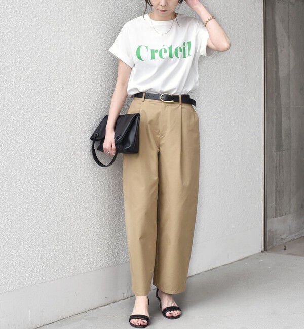 SHIPS Colors 「【一部WEB限定】SHIPS Colors:〈接触冷感・UVカット〉ビッグロゴ ドルマン Tシャツ◇」|Tシャツ・カットソー|