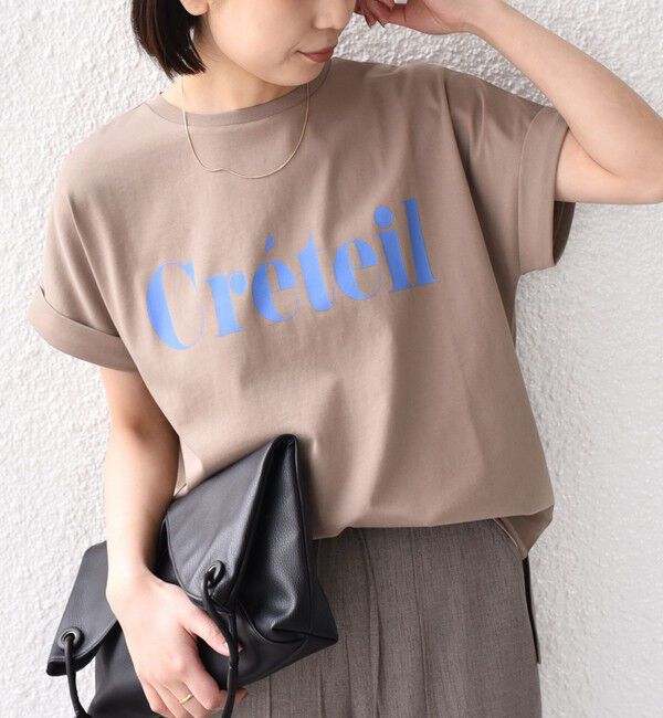 SHIPS Colors 「【一部WEB限定】SHIPS Colors:〈接触冷感・UVカット〉ビッグロゴ ドルマン Tシャツ◇」|Tシャツ・カットソー|