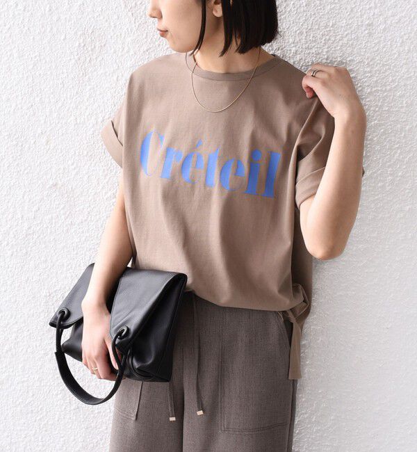 SHIPS Colors 「【一部WEB限定】SHIPS Colors:〈接触冷感・UVカット〉ビッグロゴ ドルマン Tシャツ◇」|Tシャツ・カットソー|