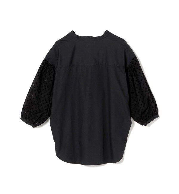SHIPS for women「〈手洗い可能〉カットワーク レース スリーブ ブラウス」|シャツ・ブラウス|